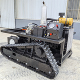 液压马达驱动履带的行走底盘 非标定制异型底盘 电动遥控履带底盘