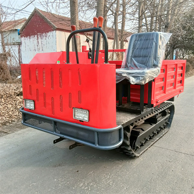 全地形座驾式爬山虎翻斗自卸车 山地丘陵混凝土履带运输车