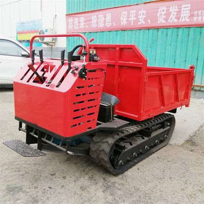 小型农用爬山虎运输车 多功能翻斗液压自卸履带运输车